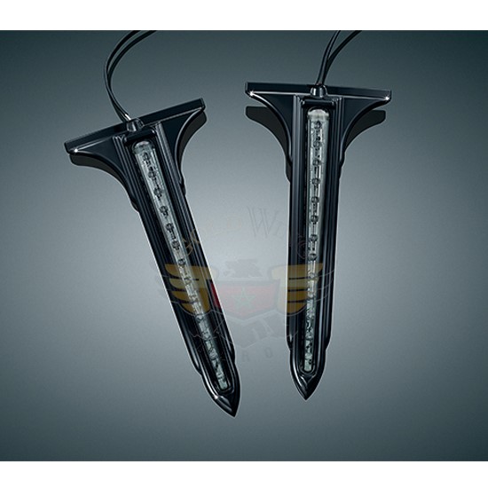 REAR L.E.D. SADDLEBAG ACCENTS, BLACK 6907