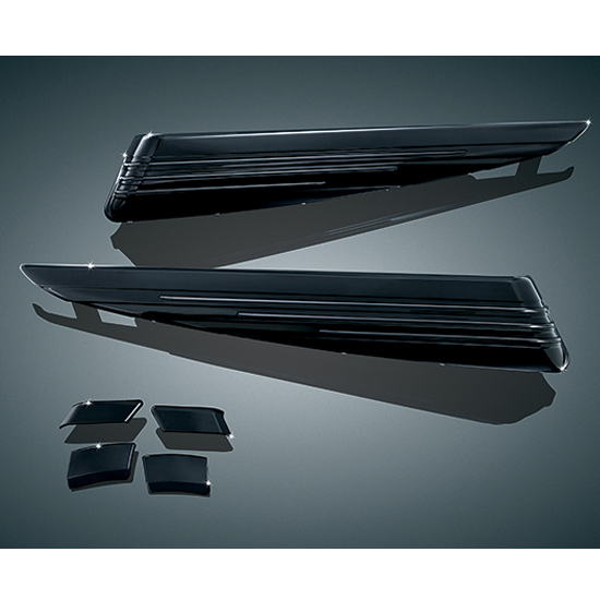 BLOSS BLACK L.E.D. SADDLEBAG EXTENSIONS