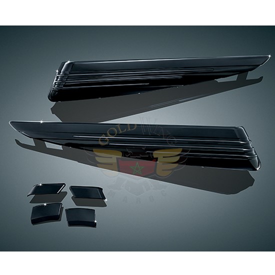 BLOSS BLACK L.E.D. SADDLEBAG EXTENSIONS 7293