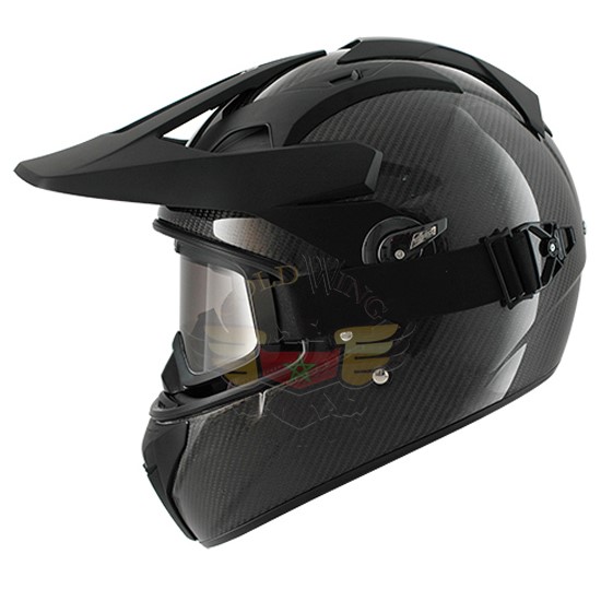 Casque intégral avec écranVision panoramique + goggles EXPLORE R