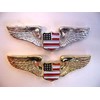 Chrome Wing  w/USA Shield 3 x1 