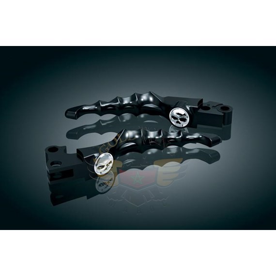 ZOMBIE LEVERS, BLACK, 08-UP TOURING-ZOMBIE LEVERS, BLACK, 08-UP TOURING