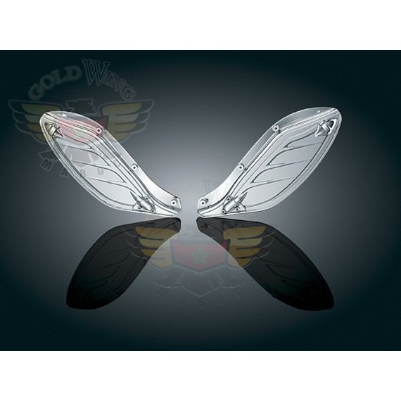 REFLECTIVE SMOKE DRAGON WING VARIABLE AIR DEFLECTORS