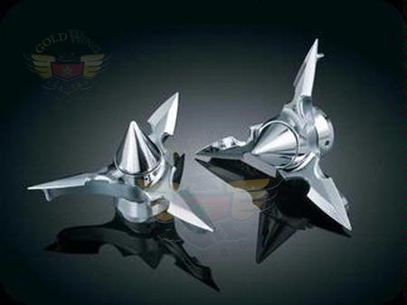 SPUN BLADE AXLE CAPS, POINTED 