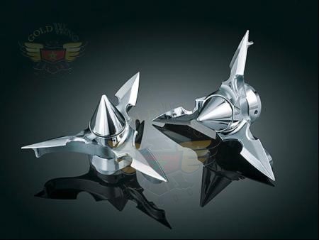 SPUN BLADE SPINNING AXLE CAPS W/POINTS