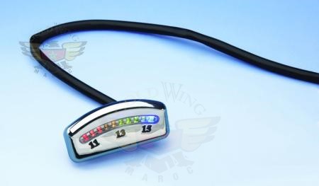 LED CHROME VOLT METER 13-303