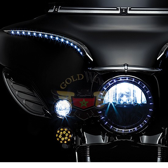 BAHN WINDSHIELD TRIM FOR FLHT/FLHX/TRIKE 1337