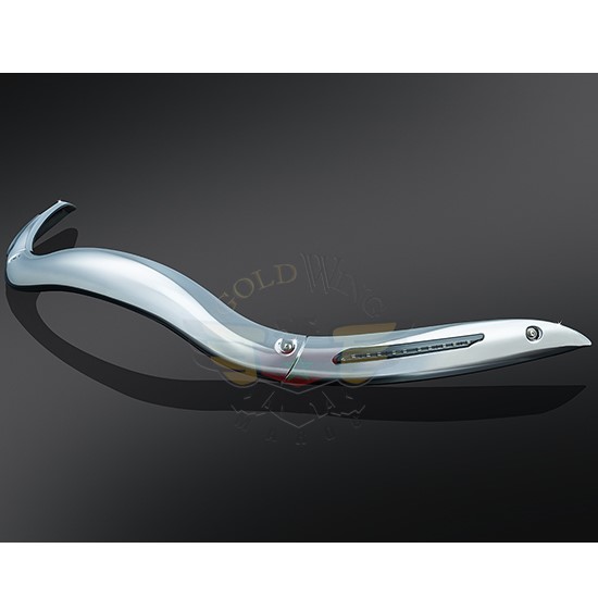 L.E.D. WINDSHIELD TRIM FOR FLTR CHROME 1338