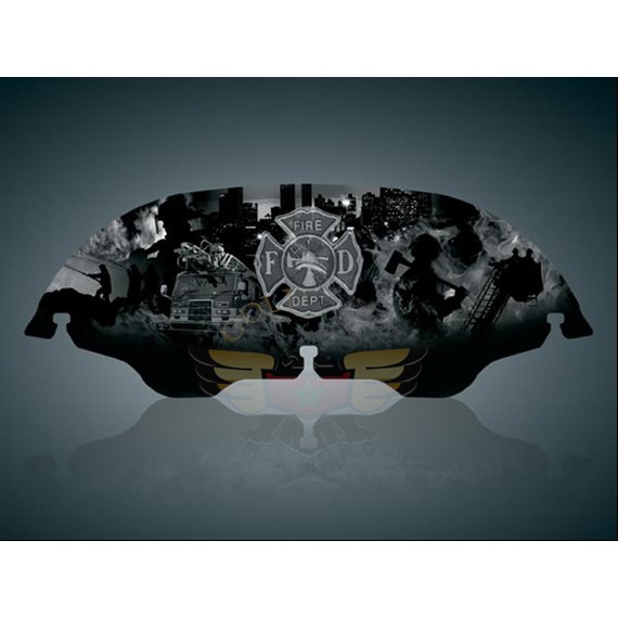 FIREFIGHTER WINDSHIELD - 6" FLHT/FLHX-FIREFIGHTER WINDSHIELD - 6" FLHT/FLHX