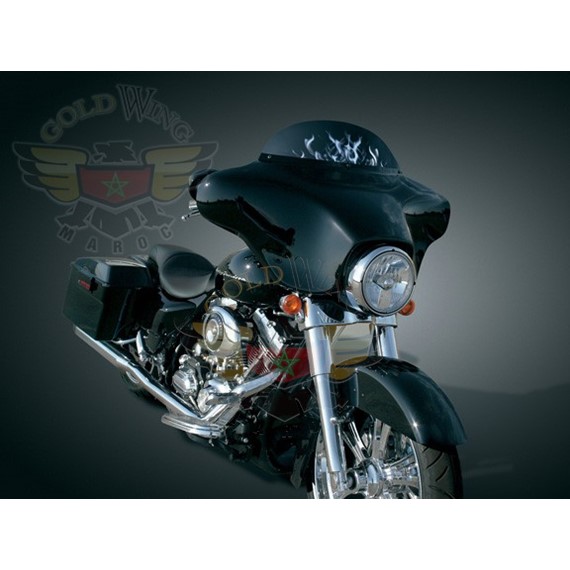 "FLAME WINDSHIELD - 6"" FLHT/FLHX"