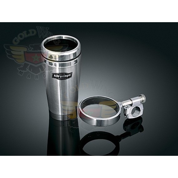 "UNV. DRINK HOLDER W/STAINLESS MUG FOR 1"" HANDLEBAR MOUNT"