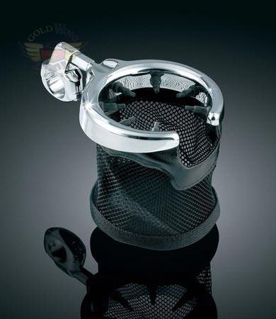 DRINK HOLDER W/STAINLESS MUG 1-1/4 CLAMP