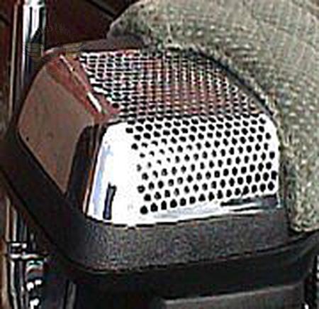 Cache Chromee de hauts-parleurs arrière