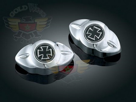 MALTESE CROSS SADDLEBAG MOUNT ACCENTS