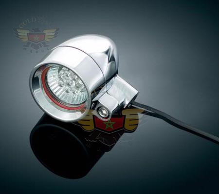 "SM. SIL. BULLET, RED DUAL, 3/8""-16 HOLLOW BOLT"