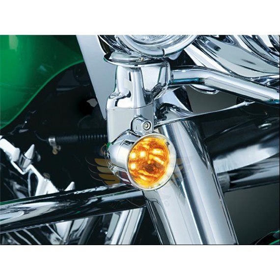 LG SIL.BULLET AMBER DUAL SADDLE MOUNT-LG SIL.BULLET AMBER DUAL SADDLE MOUNT