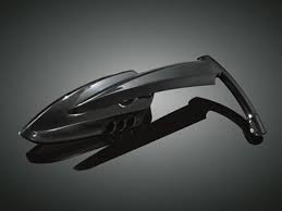 SCYTHE MIRROR, BLACK