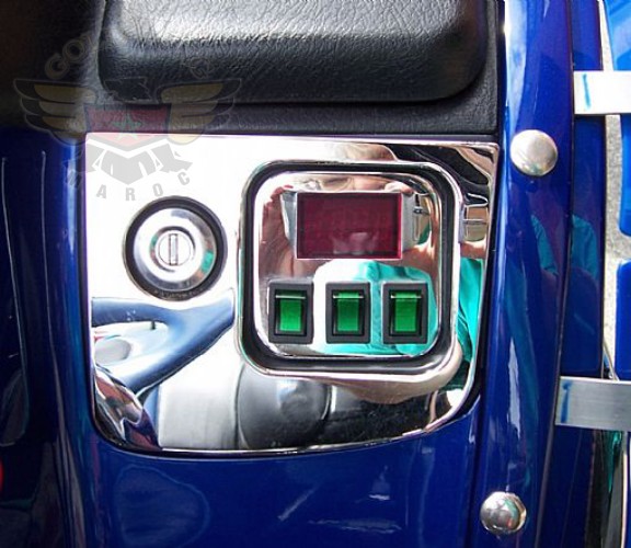 1800 Digital Voltmeter, Switch Kit w/Chrome Plate