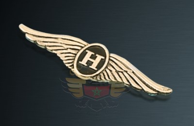 3" H-WING FLAT EMBLEM