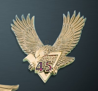 3" V45 EAGLE EMBLEM-3" V45 EAGLE EMBLEM