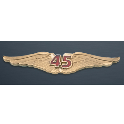3" V45 WING EMBLEM-3" V45 WING EMBLEM