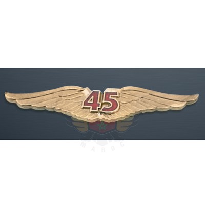3" V45 WING EMBLEM-3" V45 WING EMBLEM