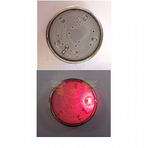 Rotating Red LED Screw Light