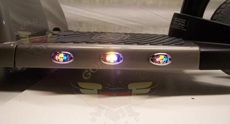 Amber, Red, Blue Courtesy Light