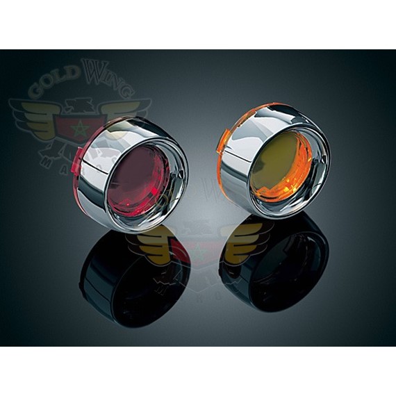 DEEP DISH BEZEL/AMBER LENS    