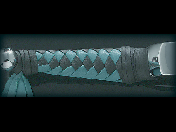 *82-95 BLK/TURQ SPOON W/O FRINGE LEVER*-*82-95 BLK/TURQ SPOON W/O FRINGE LEVER*