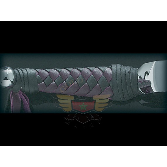 *82-95 BLK/VIOLET PEARL SPOON W/FRINGE*-*82-95 BLK/VIOLET PEARL SPOON W/FRINGE*