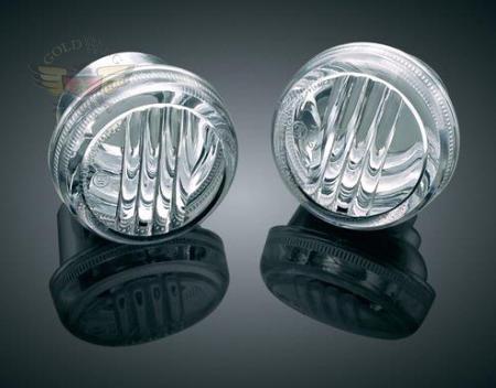 REPLACEMENT TURN SIGNAL LENSES, CLEAR, KAWASAKI & YAMAHA