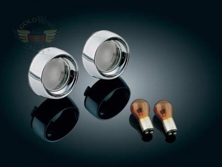 DEEP DISH BEZEL W/LENSES - FRONT F/METRIC CRUISERS