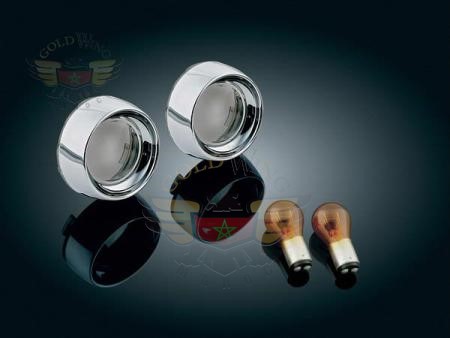 DEEP DISH BEZEL W/LENSES - FRONT F/METRIC CRUISERS