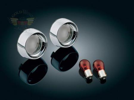 DEEP DISH BEZEL W/LENSES, REAR F/METRIC CRUISERS