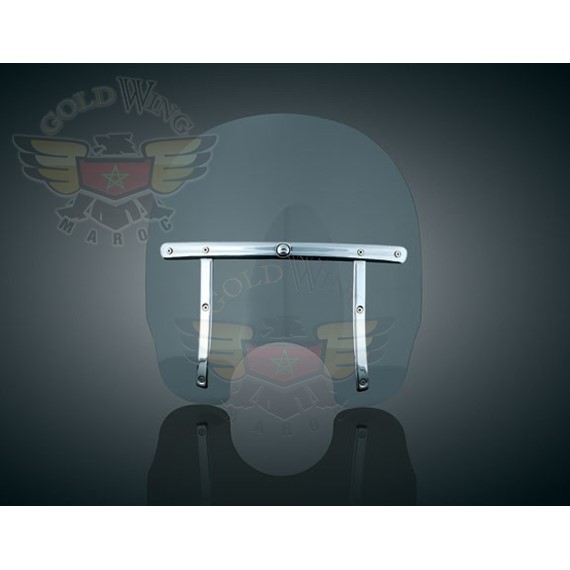 MID WINDSHIELD W/SM CUTOUT, LIGHT SMOKE