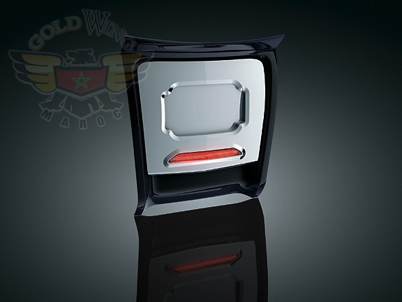 LIGHTED LICENSE AREA TRIM W/RED LENS F/GL1800