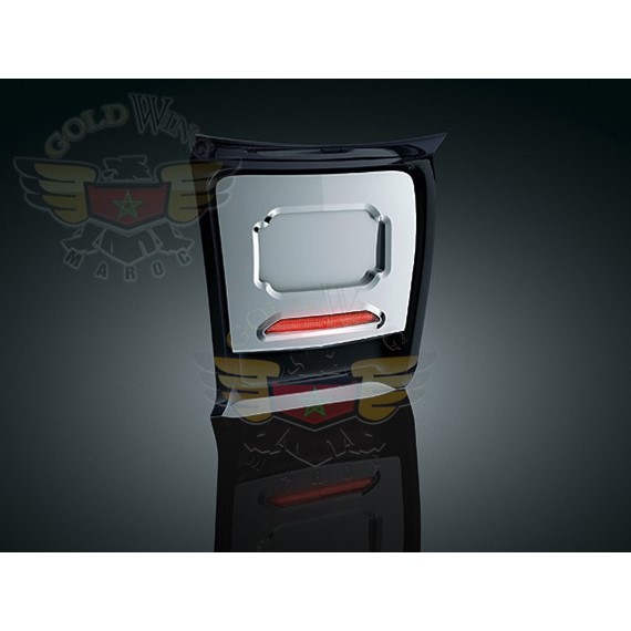 LIGHTED LICENSE AREA TRIM W/RED LENS F/GL1800