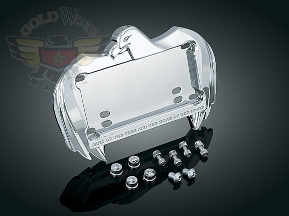 SWEPT EAGLE LICENSE PLATE FRAME