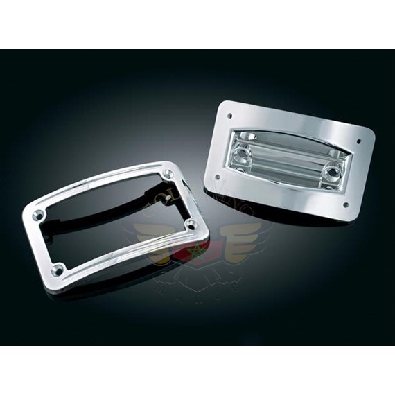 CURVED LAYDOWN LIC. PLATE MNT: ROADKING 3165