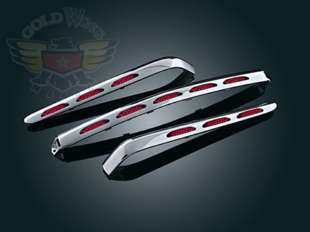 Entourage de top-case lumineux