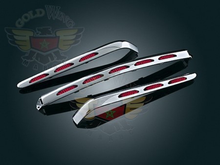 Entourage de top-case lumineux