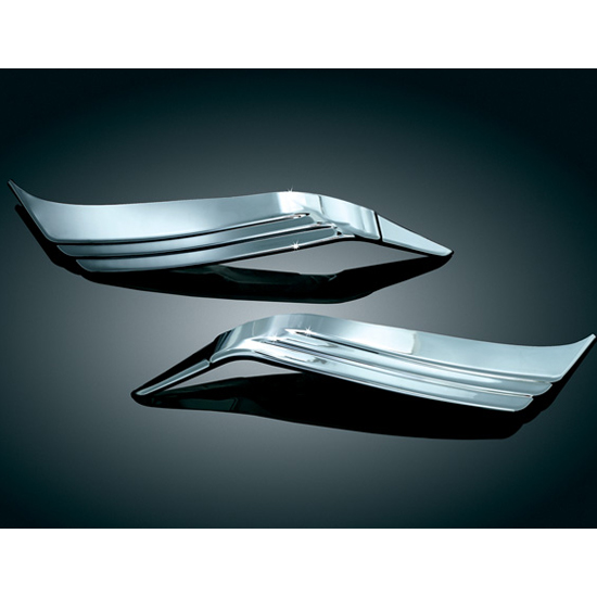 Paupières chromées pour les feux du top-case.