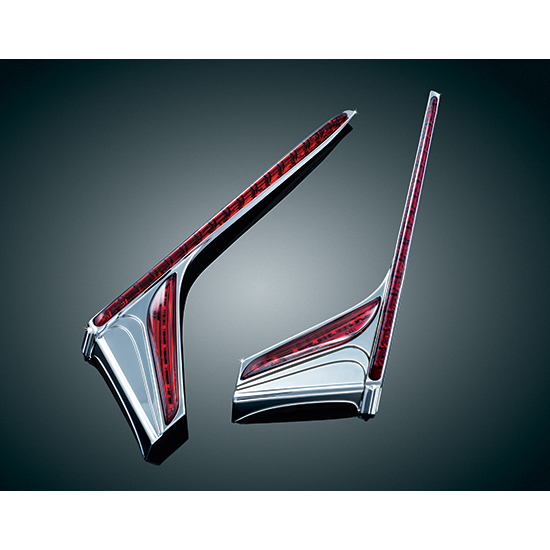 Chromes lumineux de sacoches