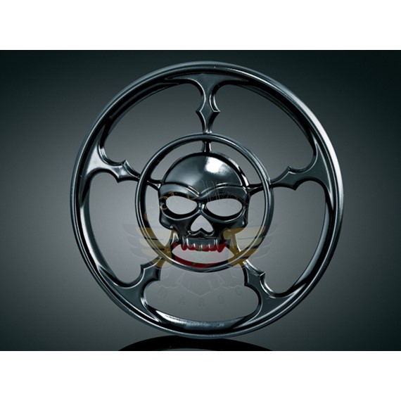 ZOMBIE MEDALLION, BLACK-ZOMBIE MEDALLION, BLACK