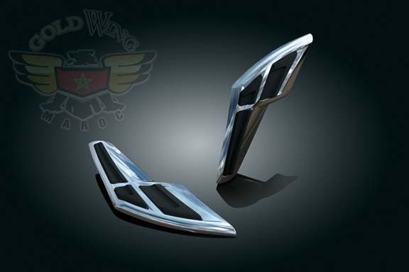 TANK TRIM W/KNEE SCUFF PROTECTOR, GL1800