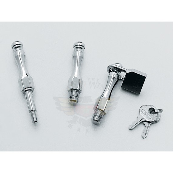 *HELMET MIRROR STUD HLDR W/LOCK