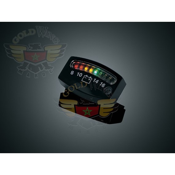 LED BATTERY GAUGE BLACK       