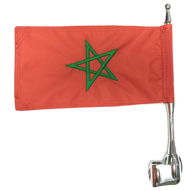 Drapeau Marocain pour porte drapeau Kuryakyn 4233 4233-MA
