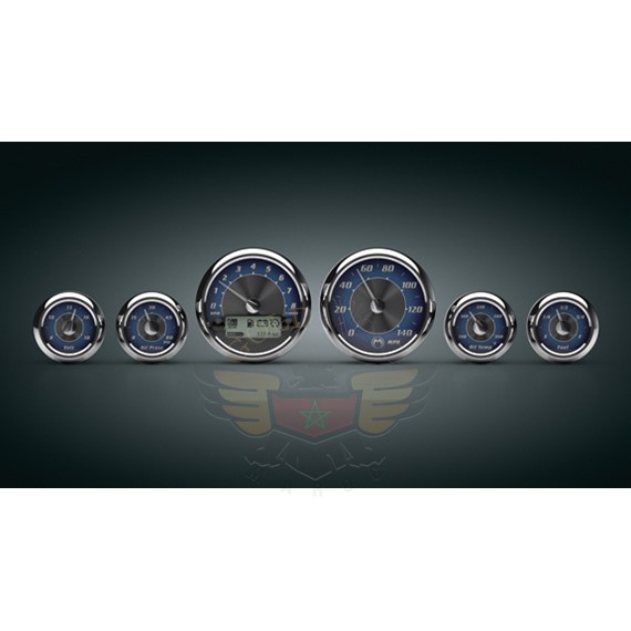 MEDALLION GAUGE KIT,BLUE TRADITION,04-UP-MEDALLION GAUGE KIT,BLUE TRADITION,04-UP